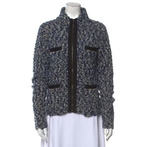 Rag & Bone Zip Up Mock Neck Sweater